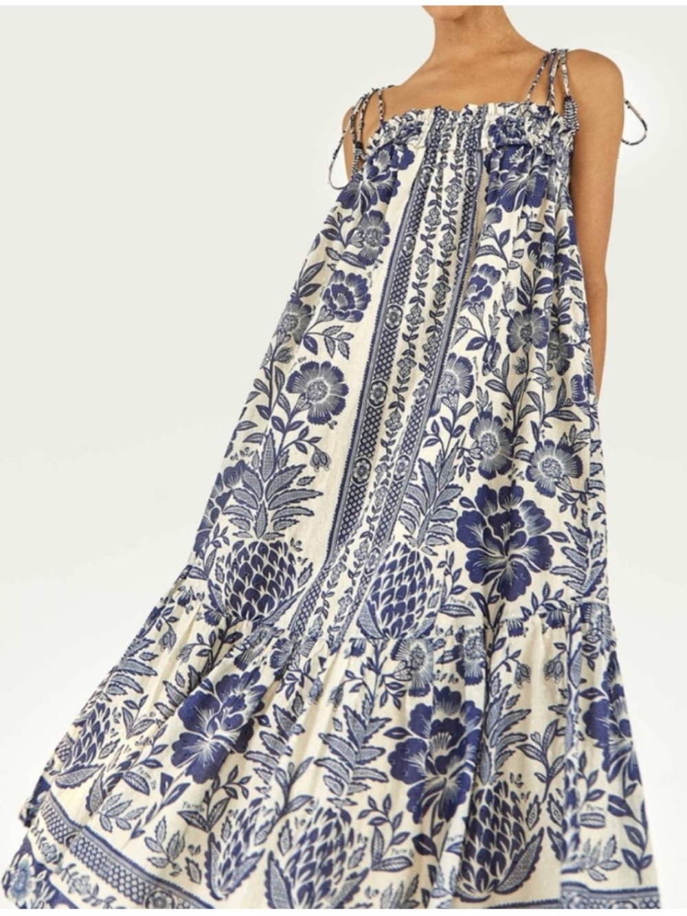 Farm Rio Floral Sundress - Spaghetti Strap Dress - Picture 3 of 3